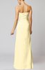 Elegant Sheath Sleeveless Zip up Floor Length Bridesmaid Dresses