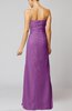 Elegant Sheath Sleeveless Zip up Floor Length Bridesmaid Dresses