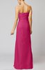 Elegant Sheath Sleeveless Zip up Floor Length Bridesmaid Dresses