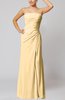 Elegant Sheath Sleeveless Zip up Floor Length Bridesmaid Dresses