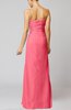 Elegant Sheath Sleeveless Zip up Floor Length Bridesmaid Dresses