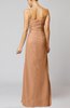 Elegant Sheath Sleeveless Zip up Floor Length Bridesmaid Dresses
