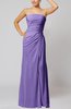Elegant Sheath Sleeveless Zip up Floor Length Bridesmaid Dresses