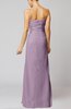 Elegant Sheath Sleeveless Zip up Floor Length Bridesmaid Dresses