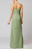 Elegant Sheath Sleeveless Zip up Floor Length Bridesmaid Dresses