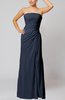 Elegant Sheath Sleeveless Zip up Floor Length Bridesmaid Dresses
