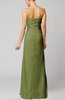 Elegant Sheath Sleeveless Zip up Floor Length Bridesmaid Dresses