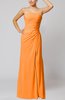 Elegant Sheath Sleeveless Zip up Floor Length Bridesmaid Dresses