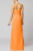 Elegant Sheath Sleeveless Zip up Floor Length Bridesmaid Dresses