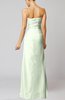 Elegant Sheath Sleeveless Zip up Floor Length Bridesmaid Dresses