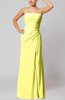 Elegant Sheath Sleeveless Zip up Floor Length Bridesmaid Dresses