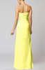 Elegant Sheath Sleeveless Zip up Floor Length Bridesmaid Dresses