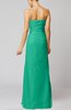 Elegant Sheath Sleeveless Zip up Floor Length Bridesmaid Dresses
