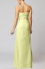 Elegant Sheath Sleeveless Zip up Floor Length Bridesmaid Dresses