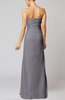 Elegant Sheath Sleeveless Zip up Floor Length Bridesmaid Dresses