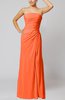 Elegant Sheath Sleeveless Zip up Floor Length Bridesmaid Dresses