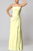 Elegant Sheath Sleeveless Zip up Floor Length Bridesmaid Dresses