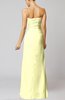 Elegant Sheath Sleeveless Zip up Floor Length Bridesmaid Dresses
