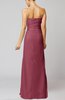 Elegant Sheath Sleeveless Zip up Floor Length Bridesmaid Dresses
