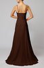 Elegant Destination Empire Sleeveless Backless Chiffon Sweep Train Bridal Gowns