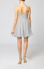 Sexy A-line Zip up Mini Ribbon Graduation Dresses