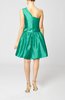 Plain A-line Zipper Taffeta Mini Pleated Prom Dresses
