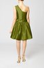 Plain A-line Zipper Taffeta Mini Pleated Prom Dresses