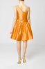 Plain A-line Zipper Taffeta Mini Pleated Prom Dresses