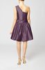 Plain A-line Zipper Taffeta Mini Pleated Prom Dresses