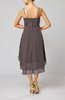 Modern A-line Sleeveless Zipper Chiffon Hi-Lo Party Dresses