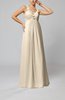 Elegant Empire Zipper Chiffon Floor Length Sequin Bridesmaid Dresses