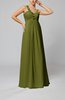 Elegant Empire Zipper Chiffon Floor Length Sequin Bridesmaid Dresses