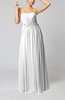 Elegant Empire Strapless Floor Length Flower Evening Dresses
