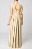 Simple V-neck Sleeveless Floor Length Ruching Evening Dresses