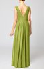 Simple V-neck Sleeveless Floor Length Ruching Evening Dresses