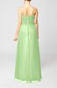 Simple Sheath Sweetheart Sleeveless Chiffon Floor Length Bridesmaid Dresses