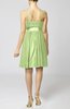 Plain A-line Spaghetti Chiffon Mini Sash Wedding Guest Dresses