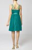 Plain A-line Spaghetti Chiffon Mini Sash Wedding Guest Dresses