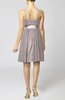 Plain A-line Spaghetti Chiffon Mini Sash Wedding Guest Dresses