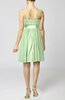 Plain A-line Spaghetti Chiffon Mini Sash Wedding Guest Dresses