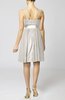 Plain A-line Spaghetti Chiffon Mini Sash Wedding Guest Dresses