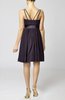 Plain A-line Spaghetti Chiffon Mini Sash Wedding Guest Dresses