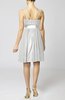 Plain A-line Spaghetti Chiffon Mini Sash Wedding Guest Dresses