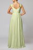 Elegant Hall Queen Anne Sleeveless Zipper Floor Length Sequin Bridal Gowns