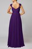 Elegant Hall Queen Anne Sleeveless Zipper Floor Length Sequin Bridal Gowns