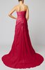 Elegant Hall Column Strapless Sleeveless Lace up Court Train Bridal Gowns
