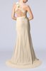 Elegant Empire Sleeveless Criss-cross Straps Court Train Ruching Party Dresses