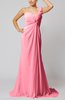 Elegant Empire Sleeveless Criss-cross Straps Court Train Ruching Party Dresses