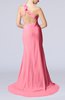 Elegant Empire Sleeveless Criss-cross Straps Court Train Ruching Party Dresses