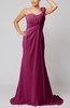 Elegant Empire Sleeveless Criss-cross Straps Court Train Ruching Party Dresses